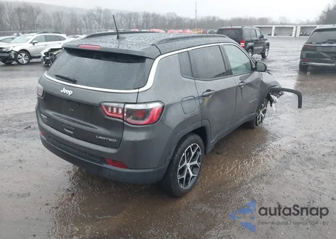 2024 Jeep Compass Limited 4X4 из США, поврежденный, VIN 3C4NJDCN0RT162261